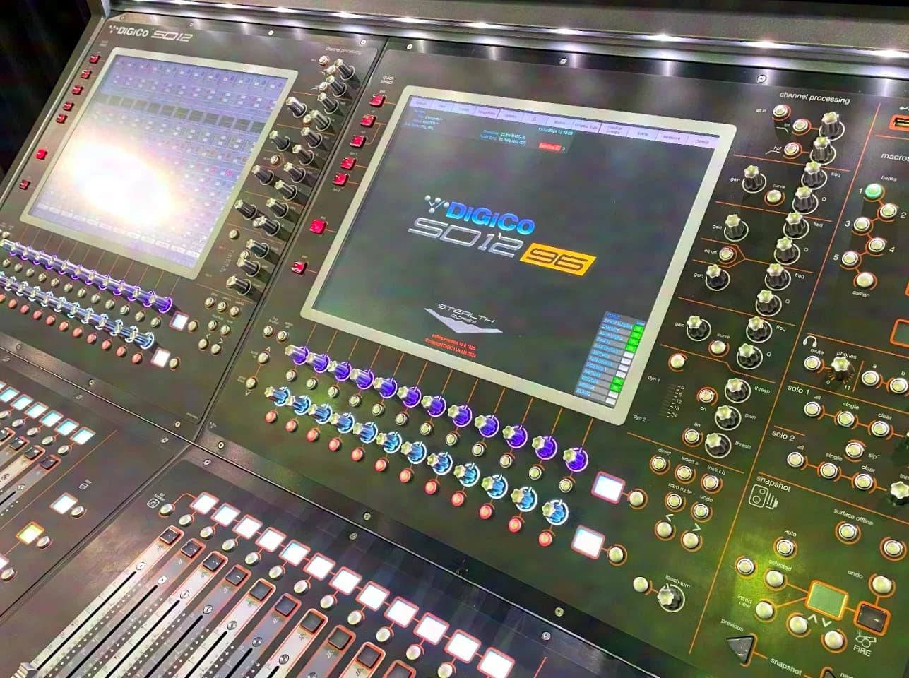 Digico SD12-96 Stealth Core-2 incl. Waves, Optical Con Duo - HMA conversion possible on request