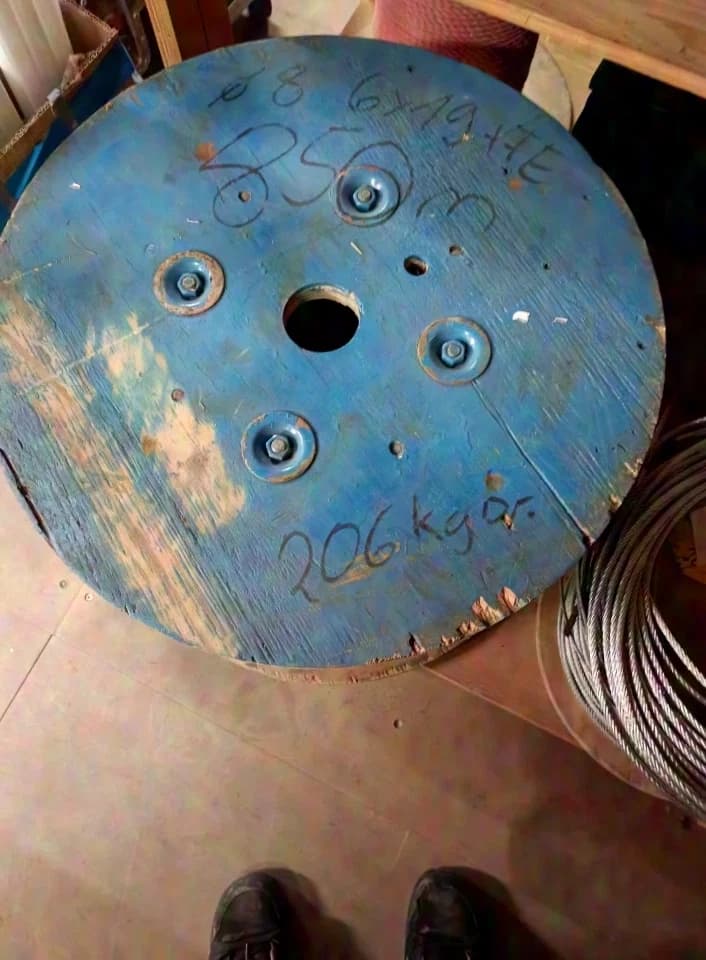 Miscellaneous steel wire rope 8mm / 9x16 + FE on reel