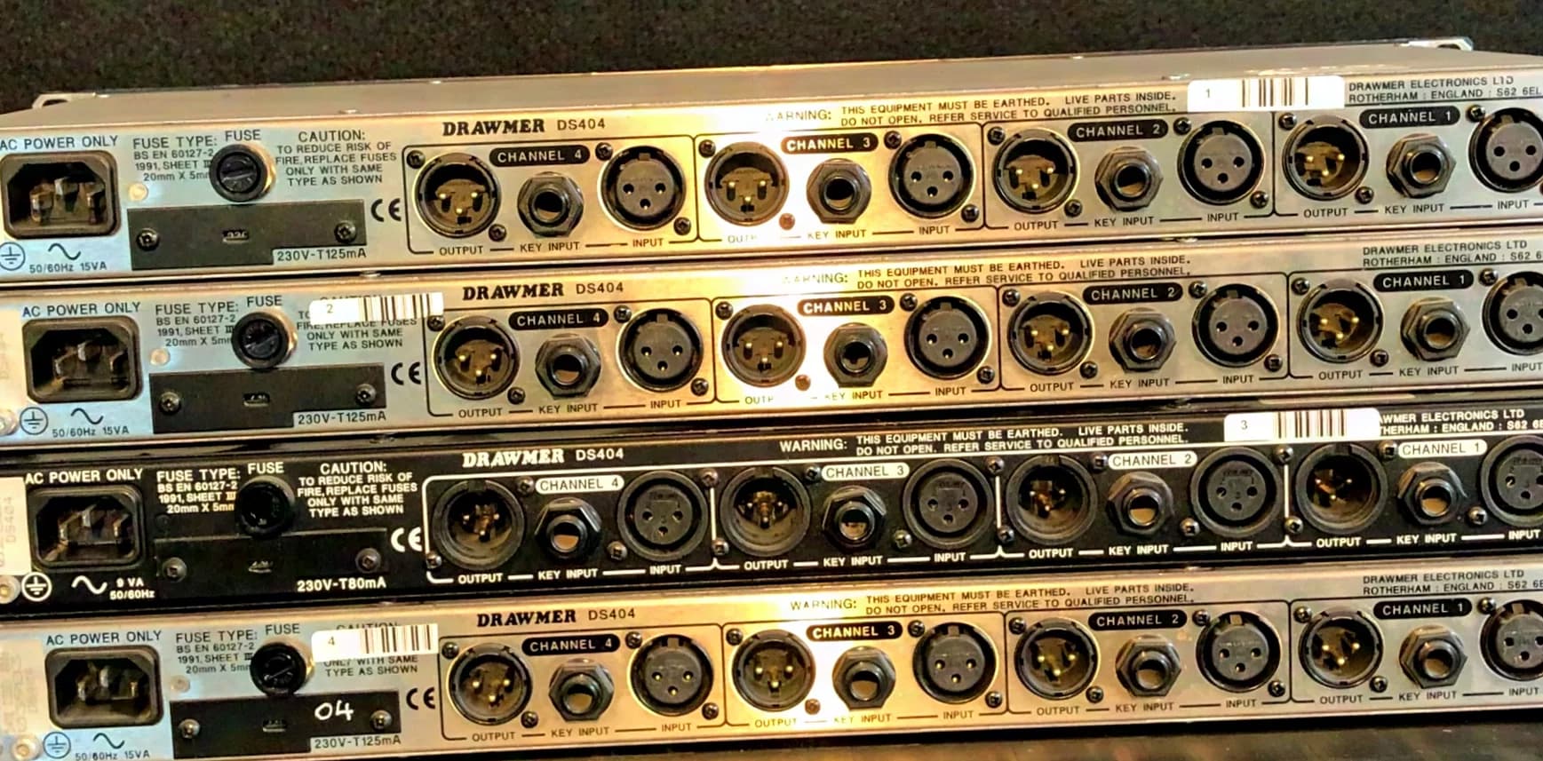 Drawmer DS 404 4-channel Noise Gate