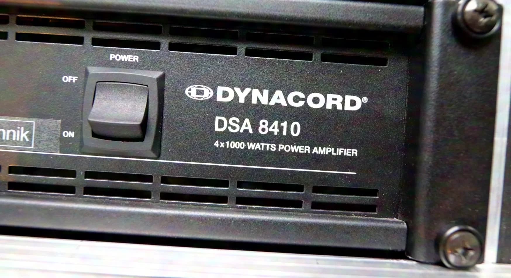Dynacord 4-channel power amplifier "Dynacord DSA 8410" incl. Remote Control Module "Dynacord RCM-810"