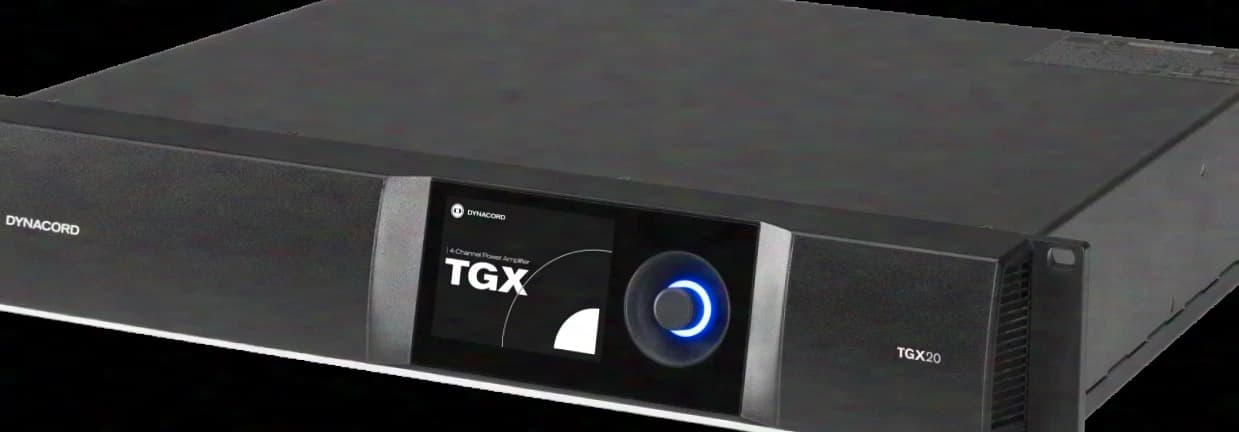 Dynacord TGX20 power amplifier 4x5200Watt RMS