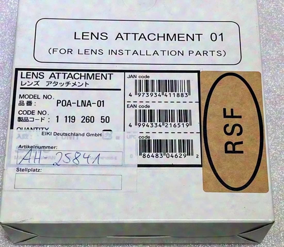 EIKI Quick-Change Adapter POA-LNA-01