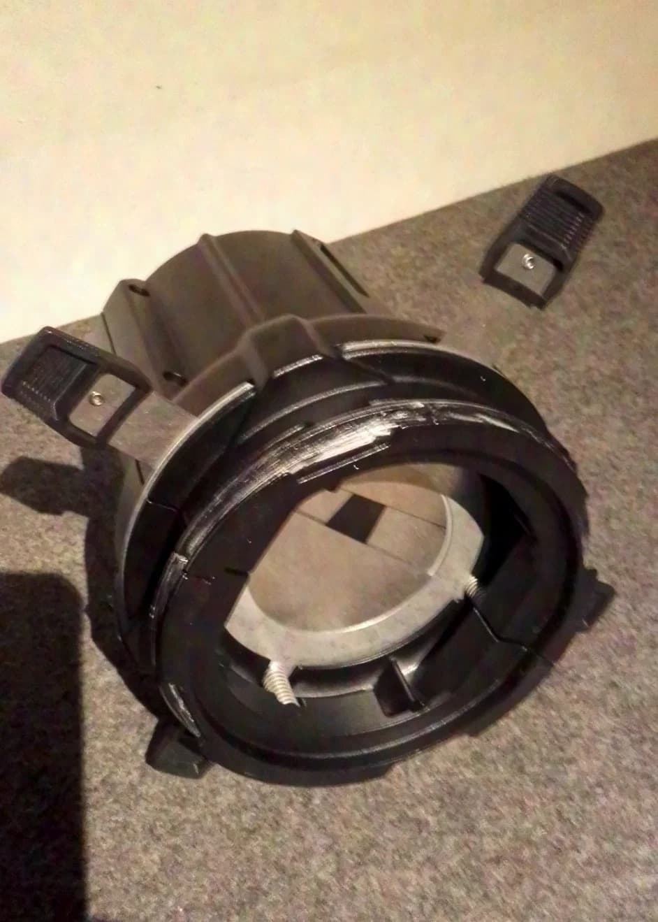ETC Shutter barrel assembly for Source Four S4 750W 7060A2012 Shutter barrel assembly, Black