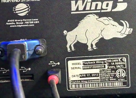 ETC / HES Hog4 Playbackwing in like-new condition