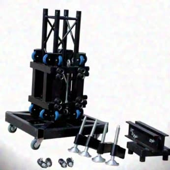 EUROTRUSS Tower Set for XD/ HD/ FD34, black (set of 4)