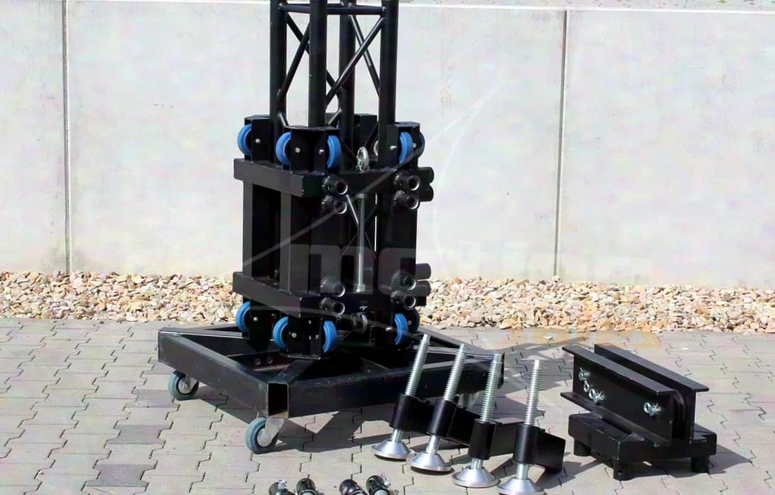EUROTRUSS Tower Set for XD/ HD/ FD34, black (set of 4)
