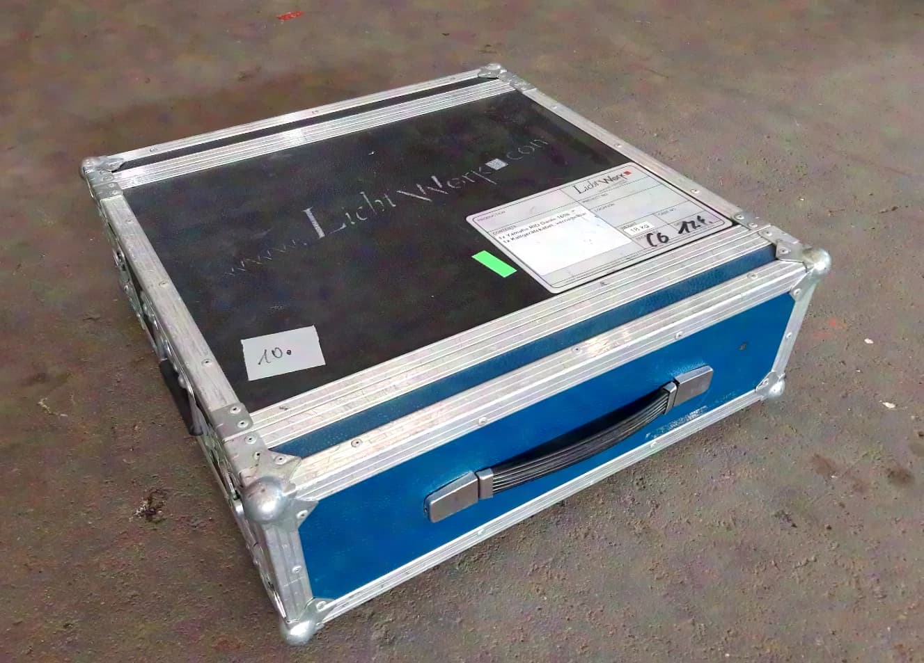 EasyPac 19" Cases 3HE black body, petrol-colored lids