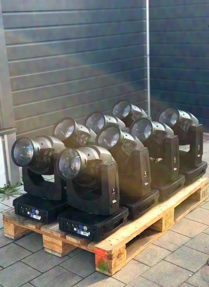 Ehrgeiz Cobalt Plus 5R Beam Set of 8 DMX Moving Head like Sharpy