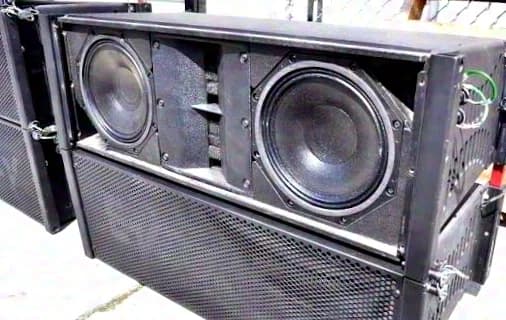 Electro Voice Line Array SET XLD 281 16 pcs and Xsub 8 pcs with amps