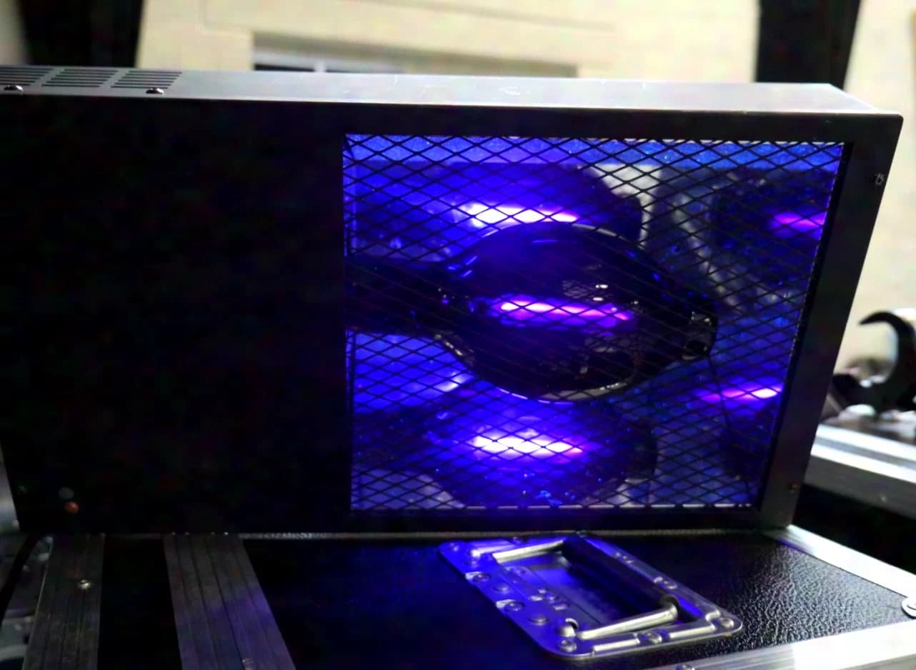 Eurolite Black Floodlight 400W UV Light 5 pieces