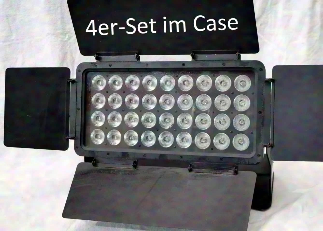 Eurolite LED Outdoor Wash Light "Eurolite Multiflood Pro IP RGBW Wash MK2" (4-unit set in case)