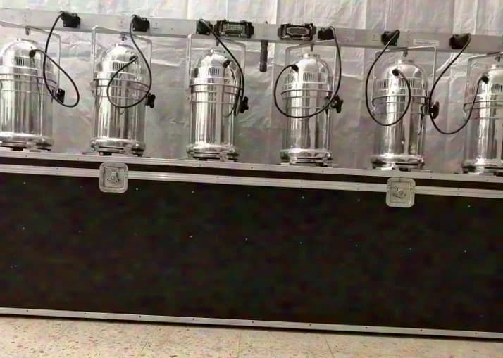 Eurolite PAR 64 - 6-unit bar with case