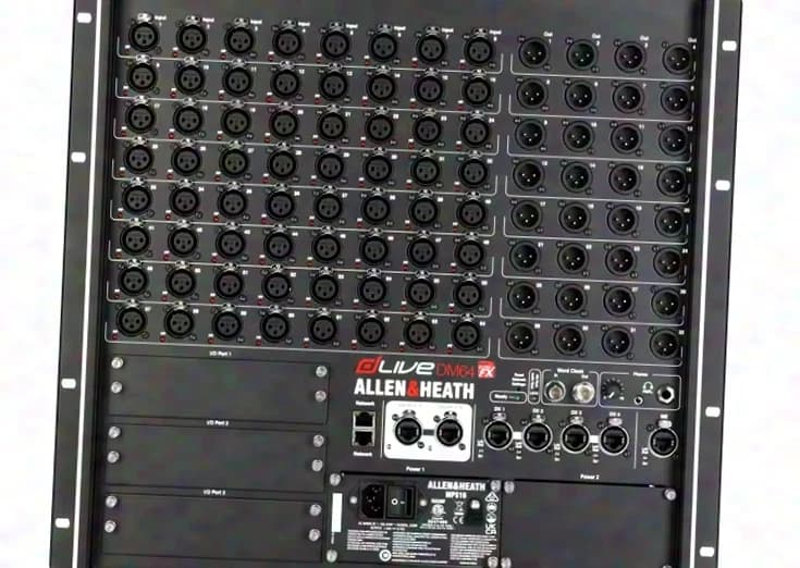 Ex-demo, Like new Allen & Heath dLive DM64 RackUltra FX