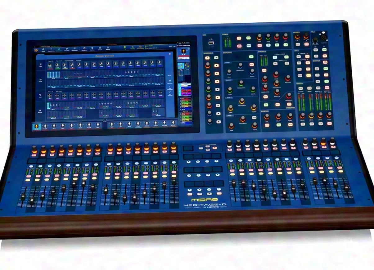Ex-demo, Like new MIDAS Audio Heritage-D HD96-24
