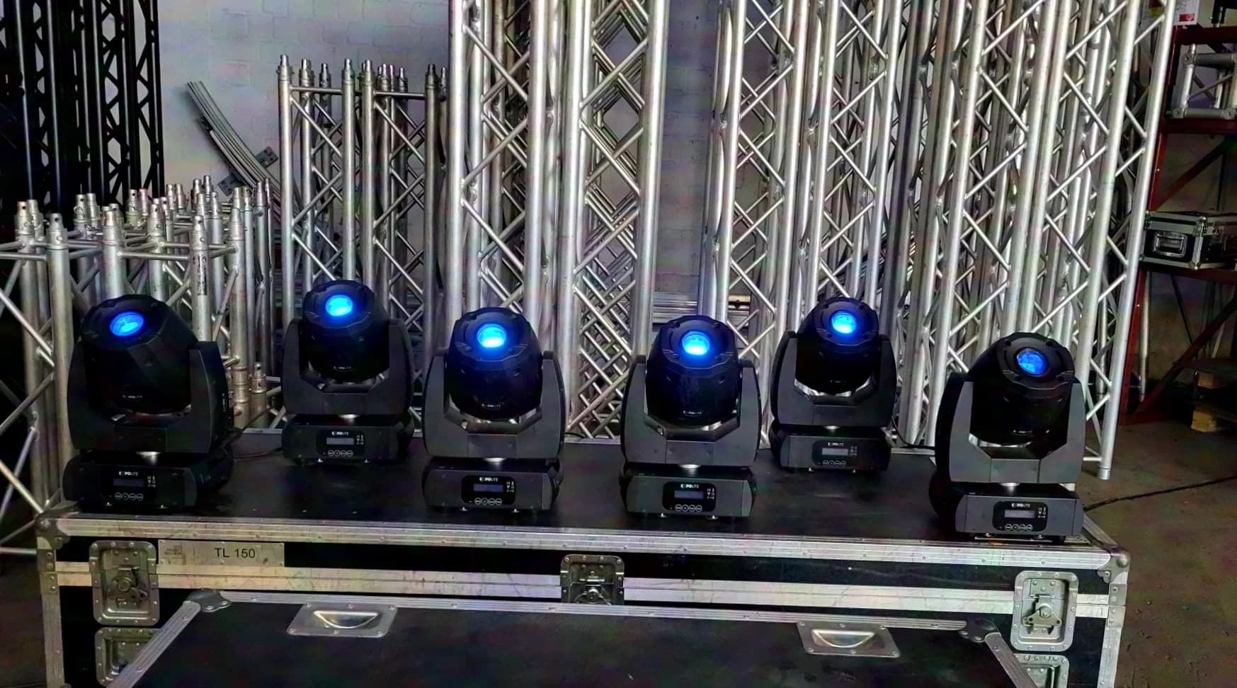 Expolite 6-piece Tourspot Mini 150 set (incl. case) - Price reduced!