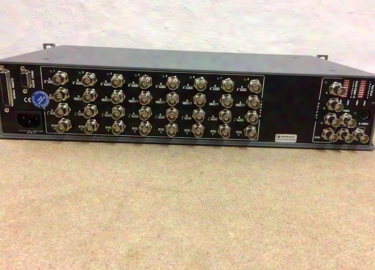 Extron Model 8 Plus Vieowitcher with projector control