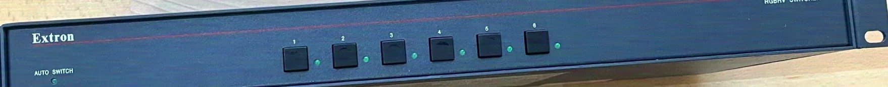 Extron RGBHV Switcher SW 6 RGBHV