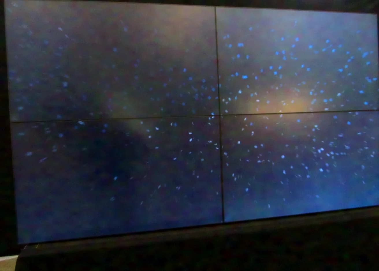 Eyevis Video Wall 3x3 3m Wide 46" Bezel-Less Full HD