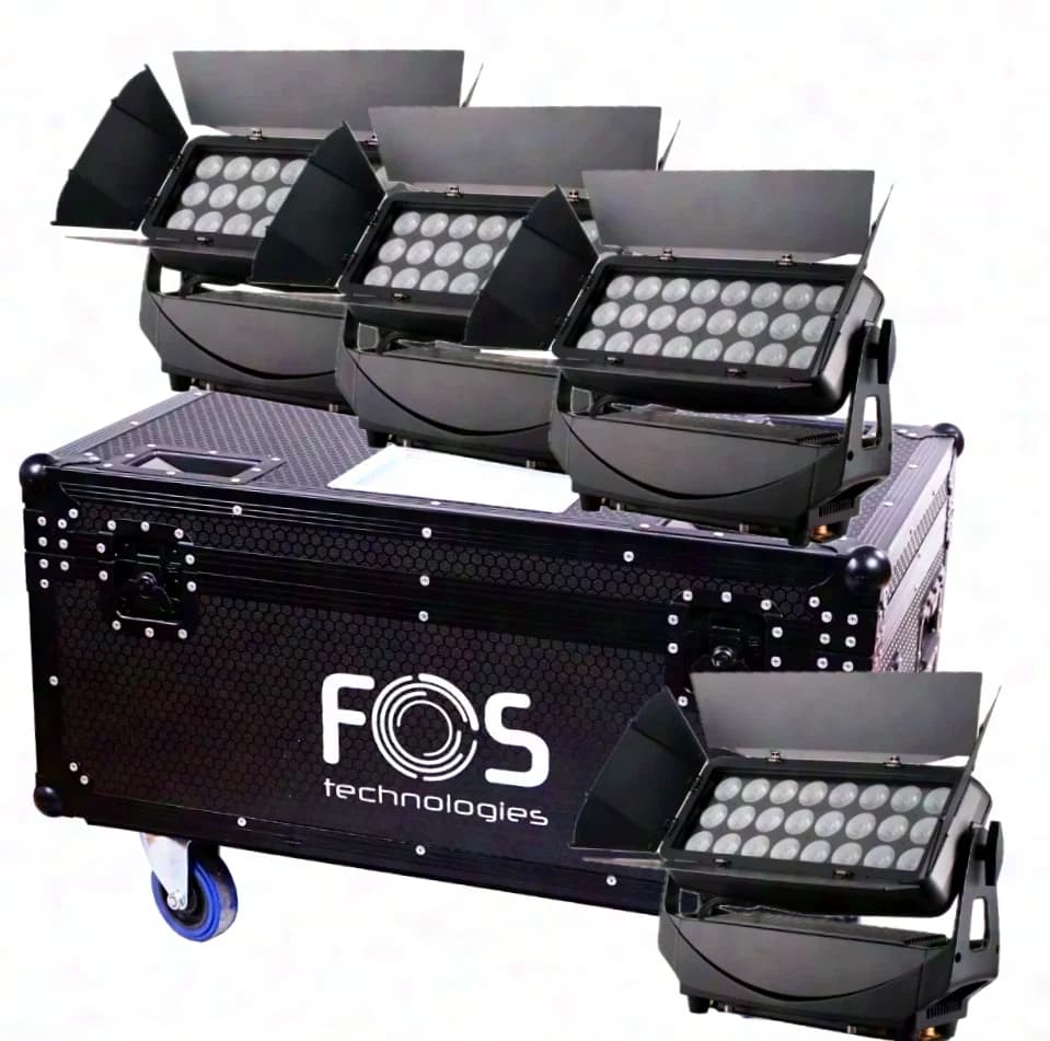 FOS F3 Pro 480W LED RGBALC IP65 Washlight Tourset