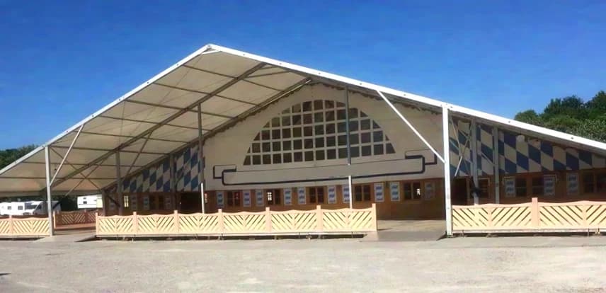 Marquee hall - used 33x50m