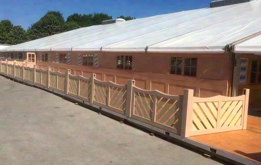 Marquee hall - used 33x50m