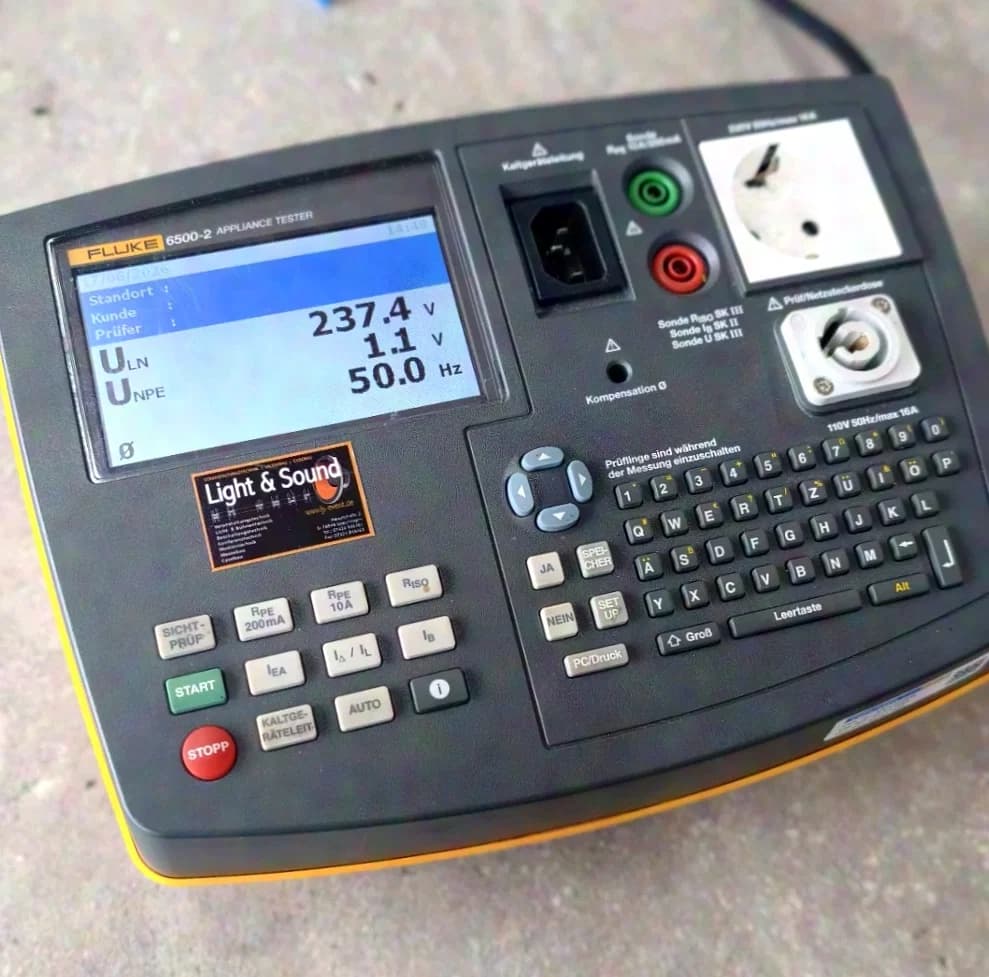 Fluke Portable Appliance Tester Fluke 6500-2