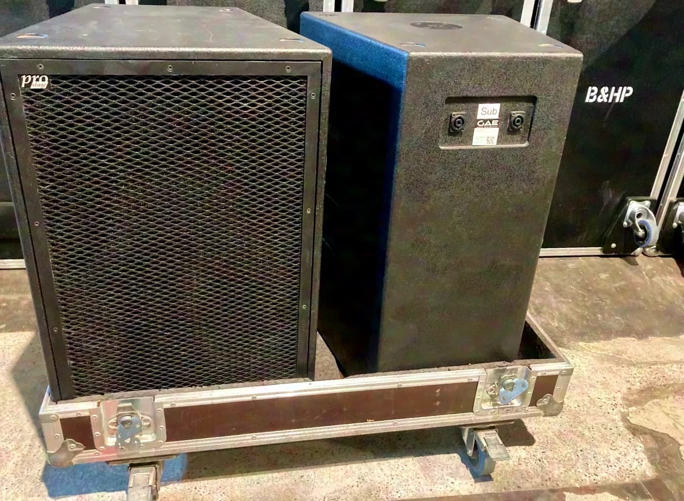 GAE ProStage PS4475T with NL4 passive loudspeaker
