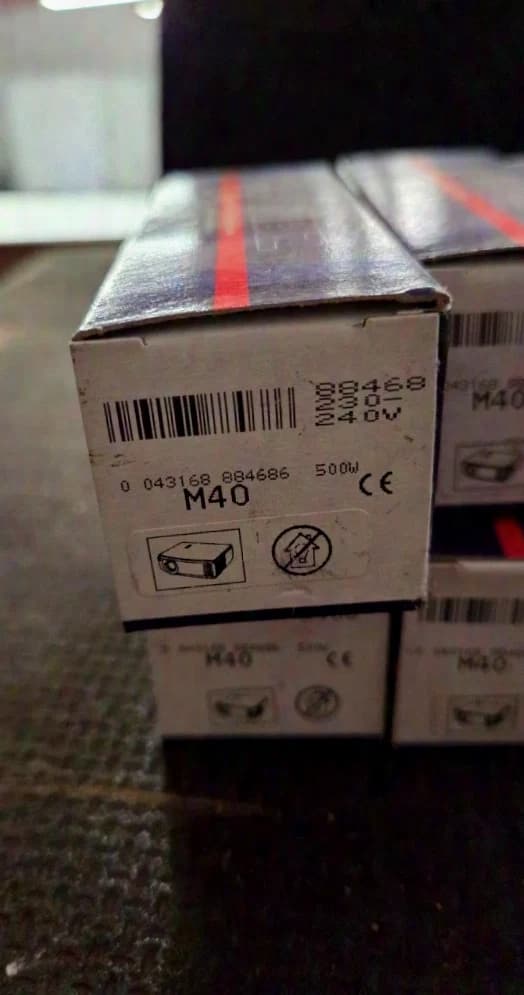 GE M40 500W 230V GY9.5 lamp