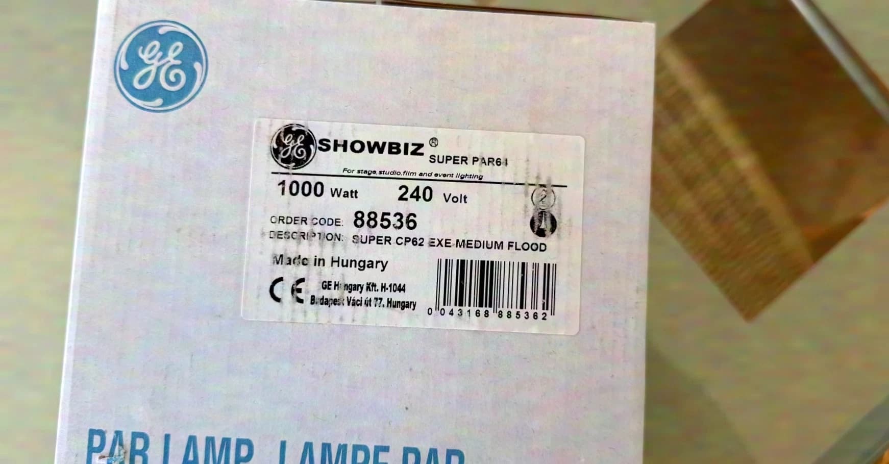 GE PAR-64 88536 CP62 SuperPAR Lamps