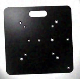 GLOBAL TRUSS Steel Base Plate 45cmx45cm, black
