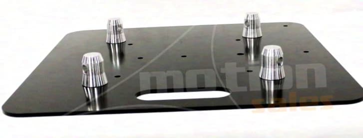 GLOBAL TRUSS Steel Base Plate 45cmx45cm, black
