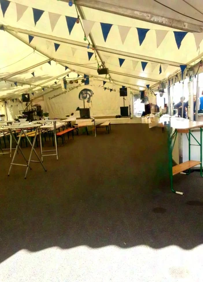 Used marquee 10x23m