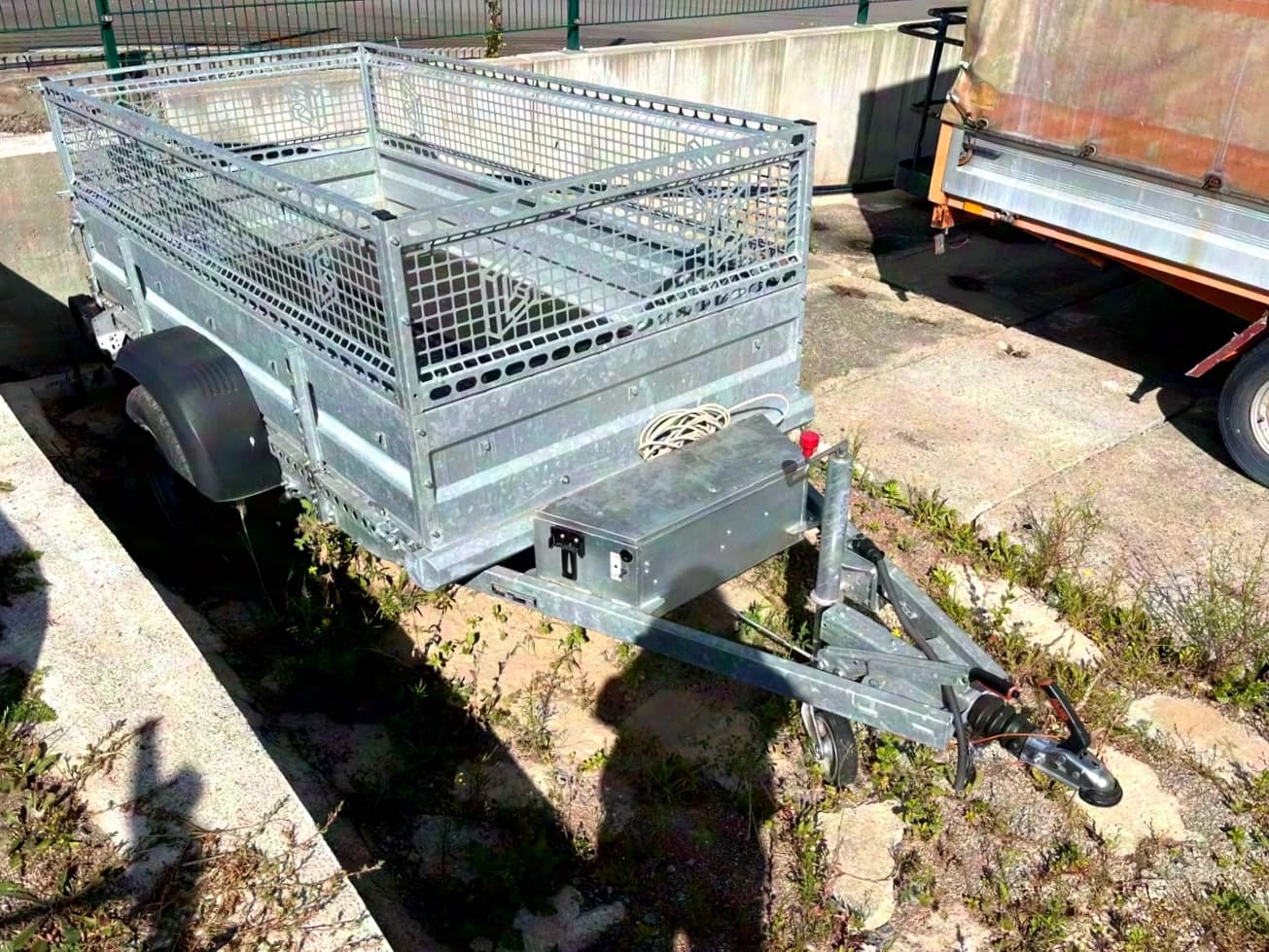 Gerdes GA 1500 conveyor belt trailer inspection valid until 05/26