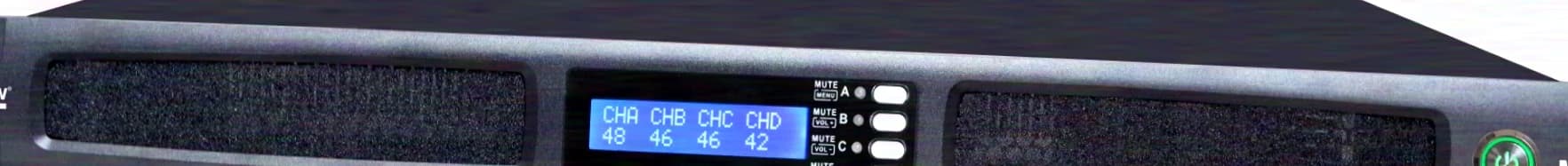Gisen Audio M40Q 4-Channel PA Amplifier, B-Stock with Full Warranty