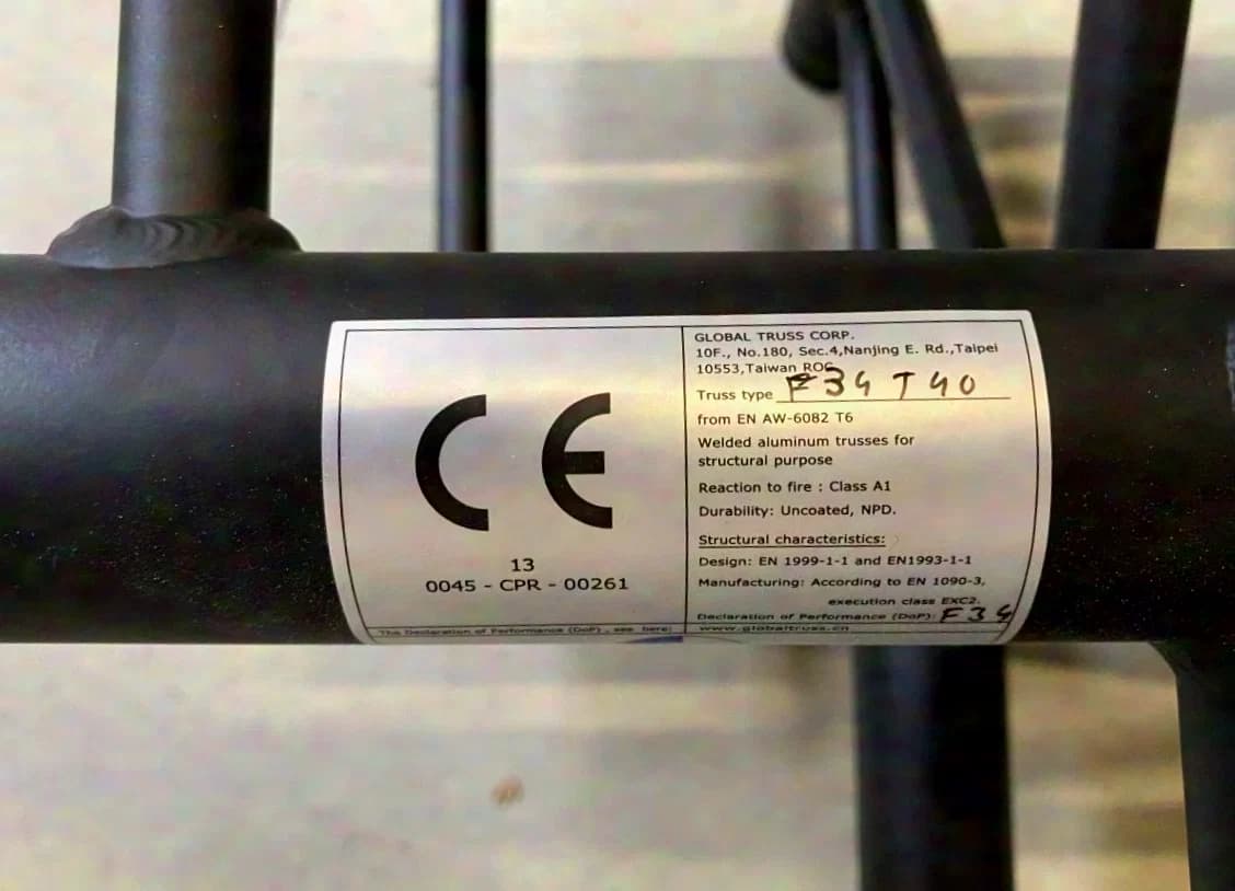 Global Truss F34 T40 / F34T40 4-way corner T40, black / black New item