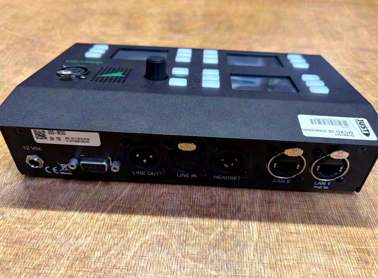 Green-Go MCXD 32-Channel Intercom Desktop Station