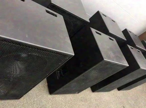 HItec audio FBM HA 218 6x 6 units 2x18" double 18 subwoofer HA218