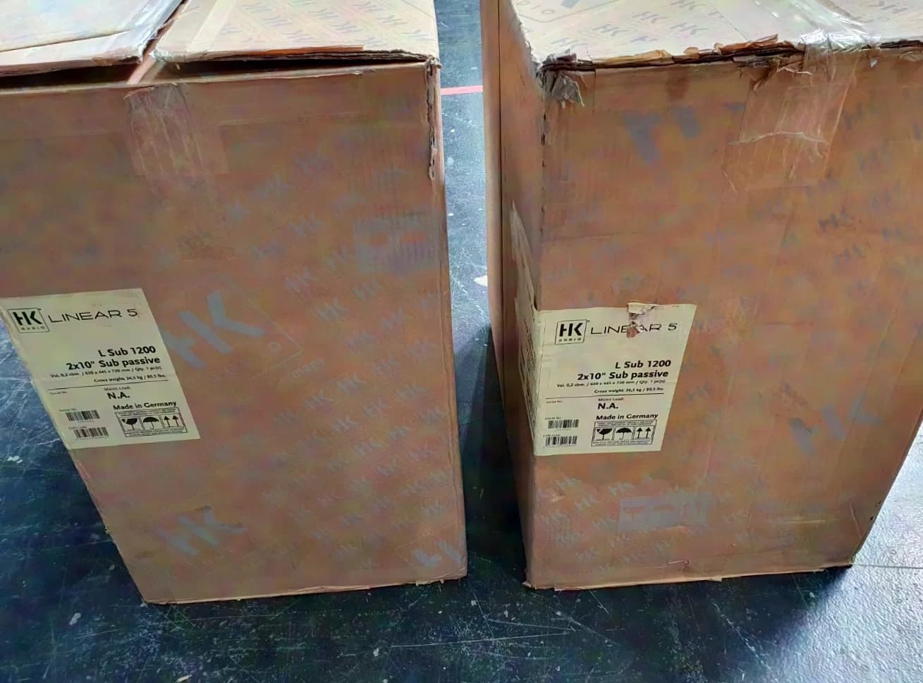 HK AUDIO Elements L SUB 1200 2 x 10 Sub passive white "always specify the following no.: 89*"
