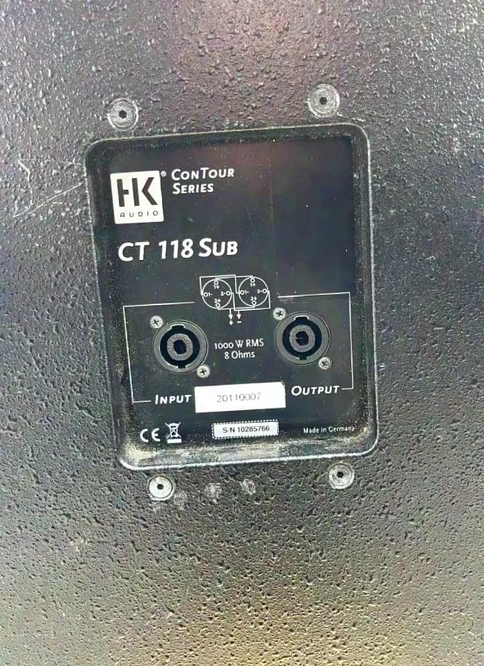 HK Audio CT118 Basses - ConTour Array