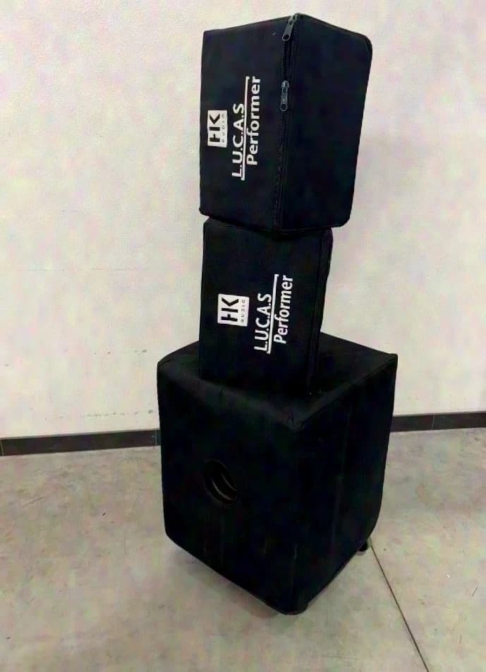 HK Audio Lucas Performer System, 2x Satellites, 1x Subwoofer, incl. protective covers,