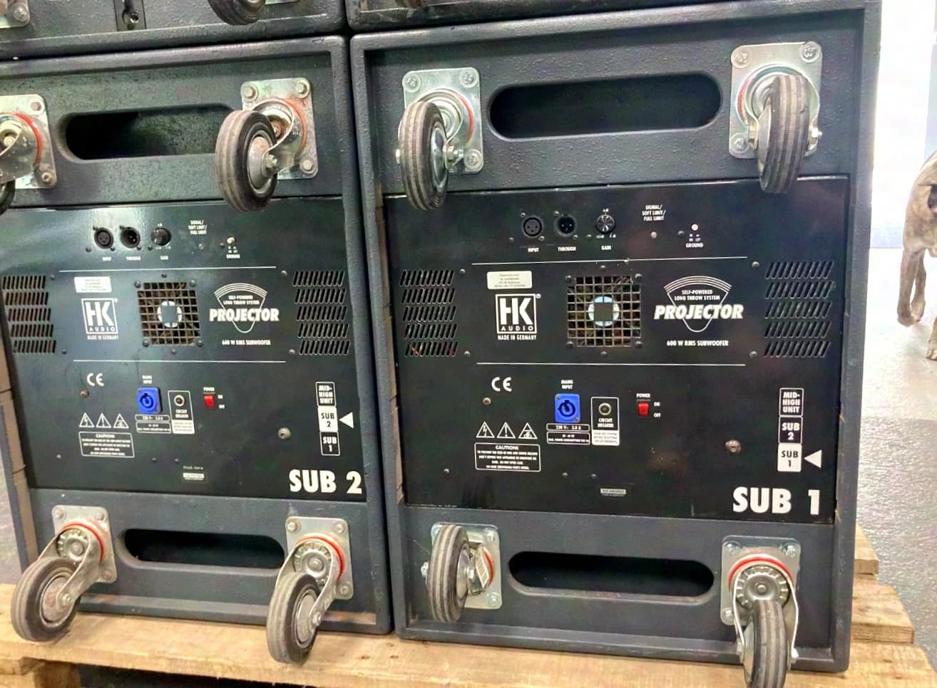 HK Audio Projector active 18" subwoofer, horn-loaded