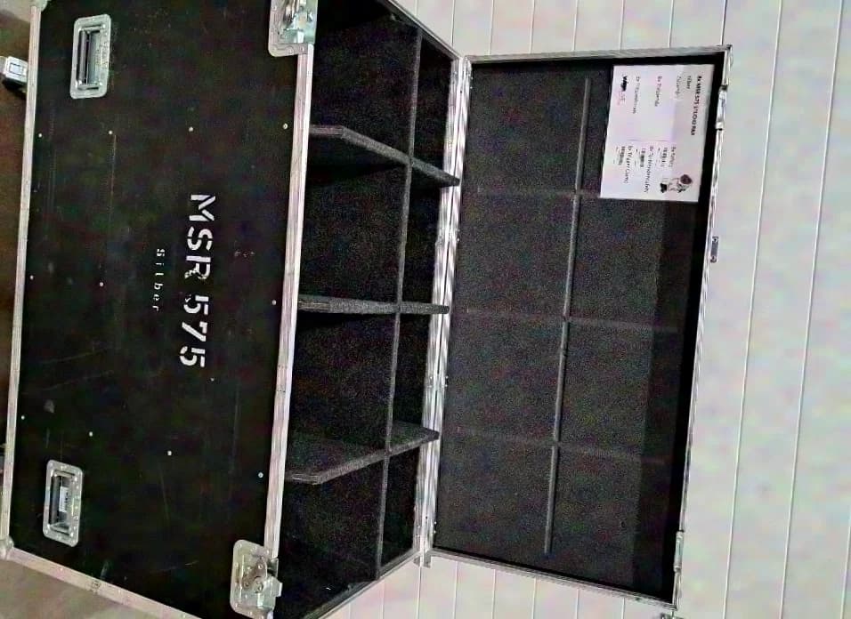 HQI Studio PAR spotlight, Varytec MSR PAR 575 black & silver