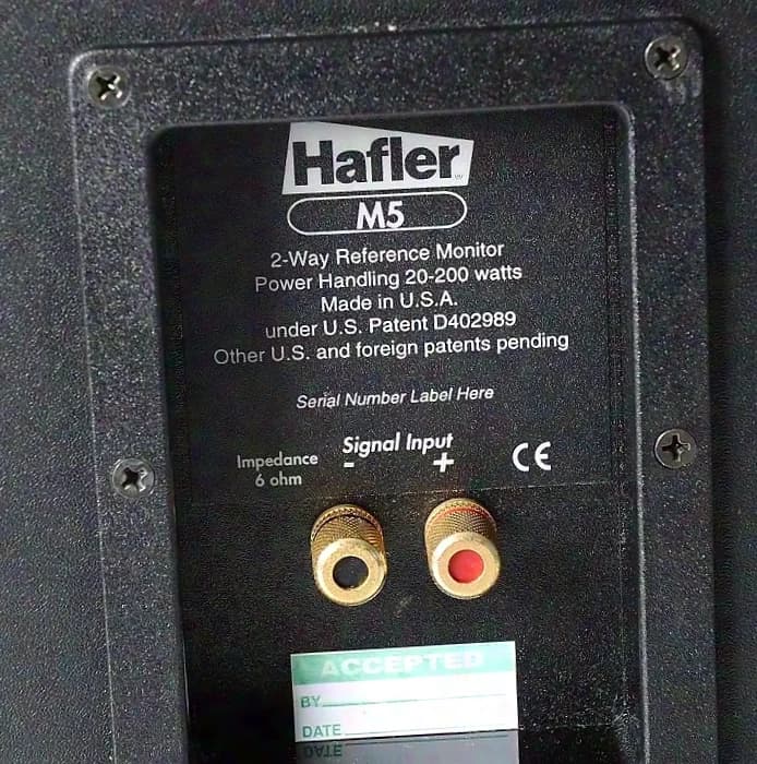 Hafler M5 Monitor black, pair price, new goods