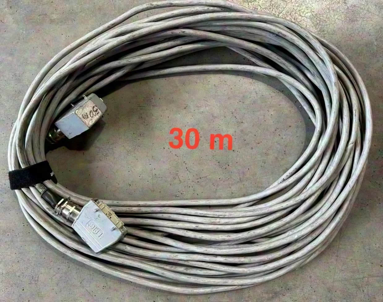 Harting, Wieland & EPIC grey load multicore cable with 16-pin plug/coupler – 20m | other lengths available