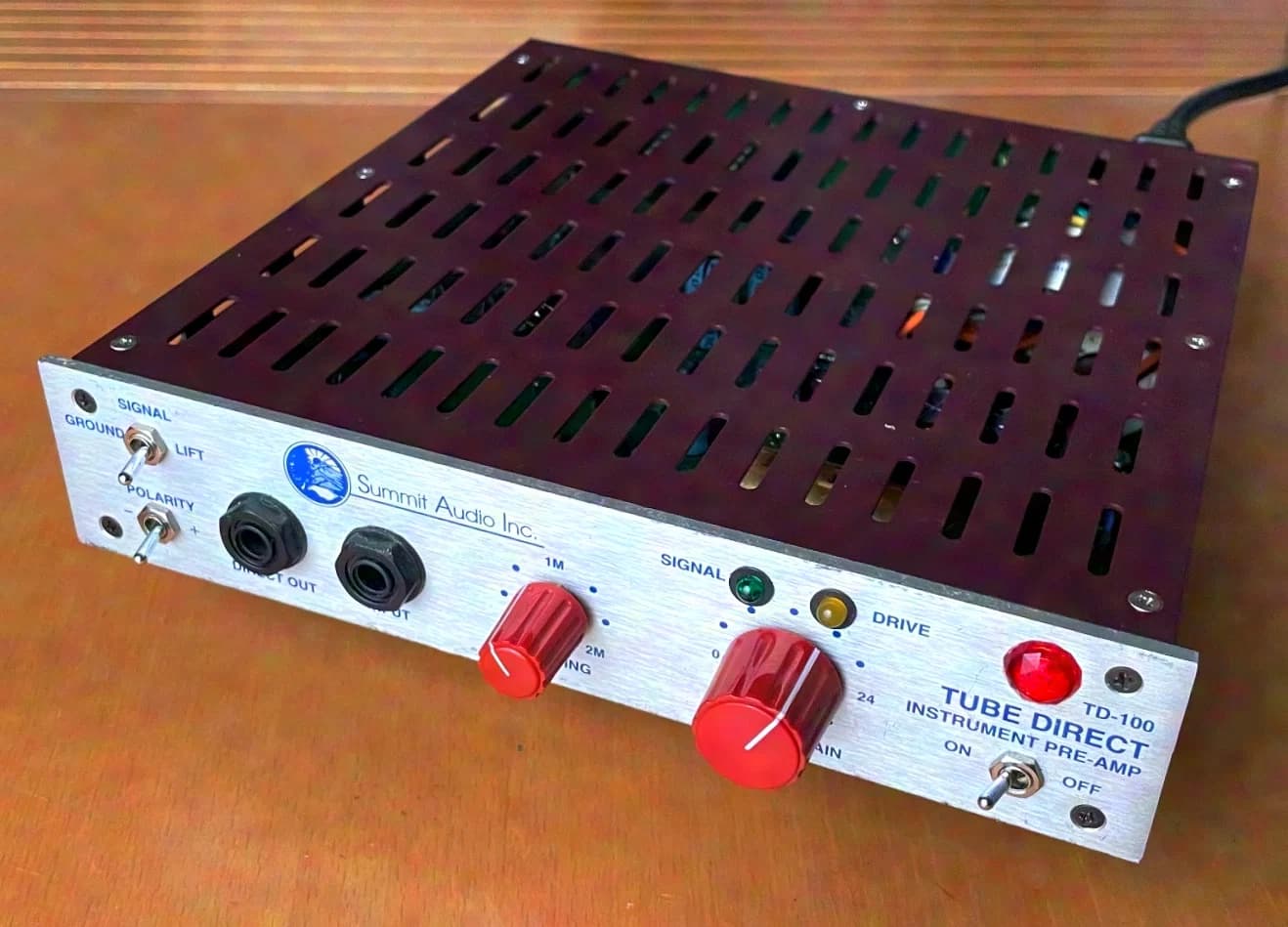HighEnd! SUMMIT AUDIO TD 100 Tube Preamp / DI Box - 1/2 19" - awesome!