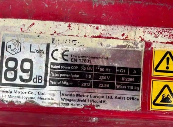 Honda EU 65is 5,5 KW Generator Power Generator Inverter