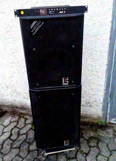 Hortus Promann PC 312 3-Way Top 12" and PB 512 2x12" Subwoofer Bass with Controller