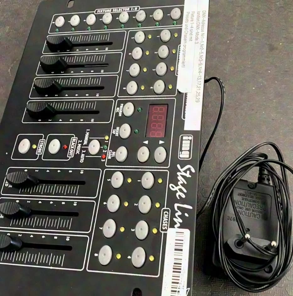 IMG LED-32C Control Console / Controller for DMX LED spotlights in case - good condition
