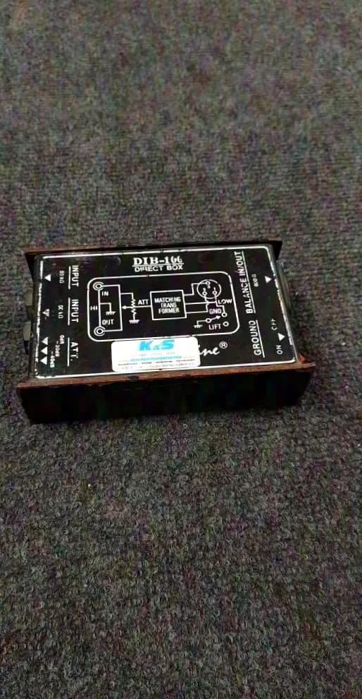 IMG Stage Line DIB-100 Passive DI Box 5 units available