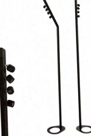 INNLED TecnoPAR T4 Battery-Powered Design Floor Lamp Buffet Lamp - 2 x Set of 3 and 6 Interchangeable Heads